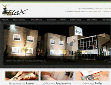 Tablet Screenshot of hotelflex.com.br